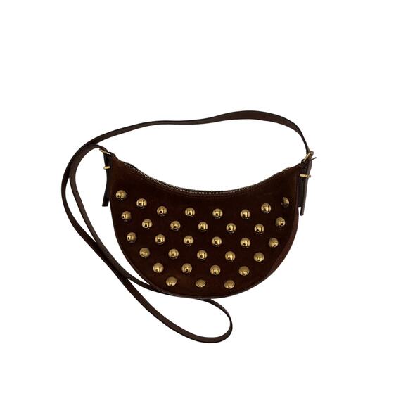 Madewell 'The Essential' Brown Leather Convertible Top Handle Crossbody - Picture 2 of 6